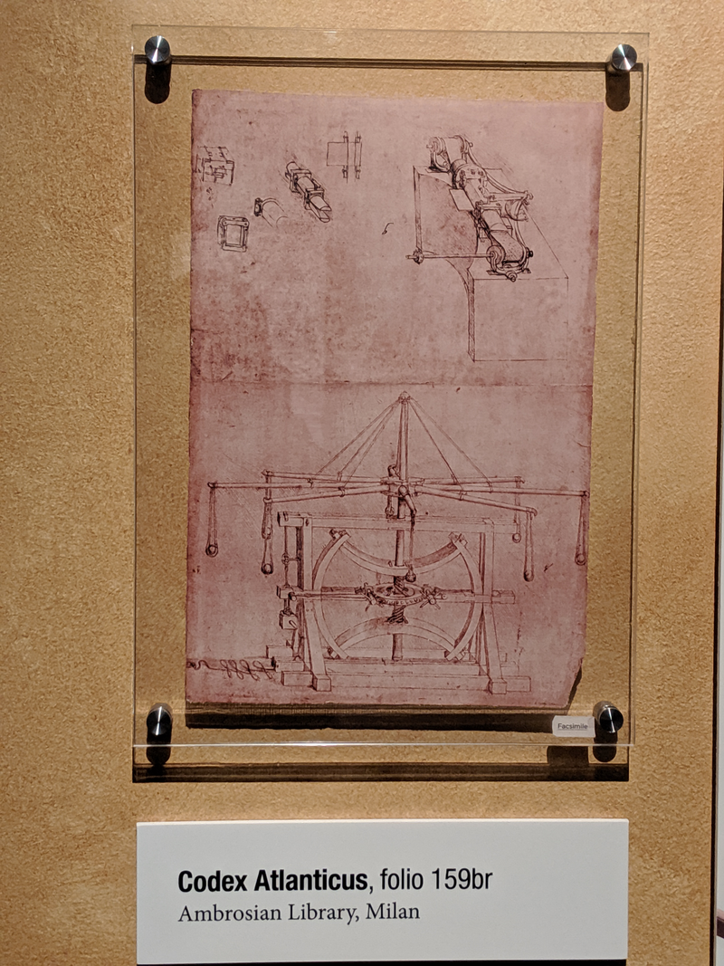 Illustration for article titled Pictures from the Reagan Library: The da Vinci Exhibit